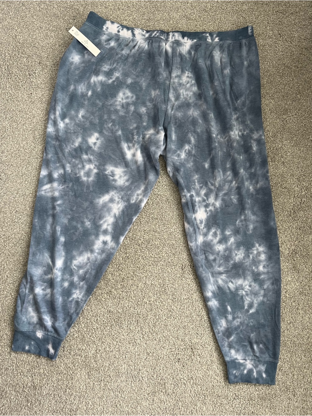NWT Theo & Spence 2 Pair Tie-Dye Jogger Pants Bundle- Blue & Burgundy Size 3X - Picture 6 of 12